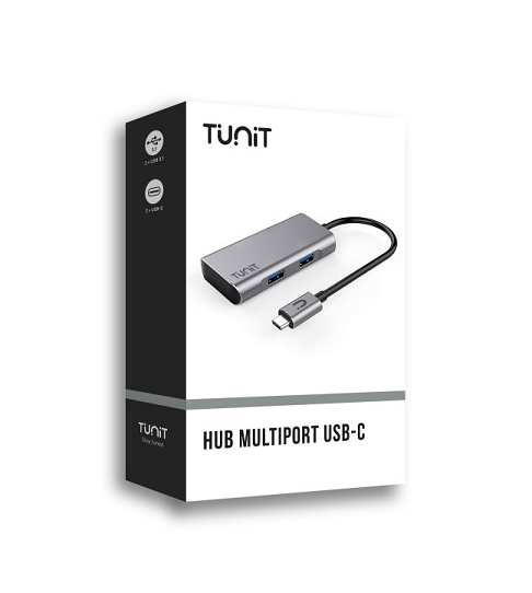 TUNIT CAVO USB-C MULTIPORTA USB C-USB3.0
