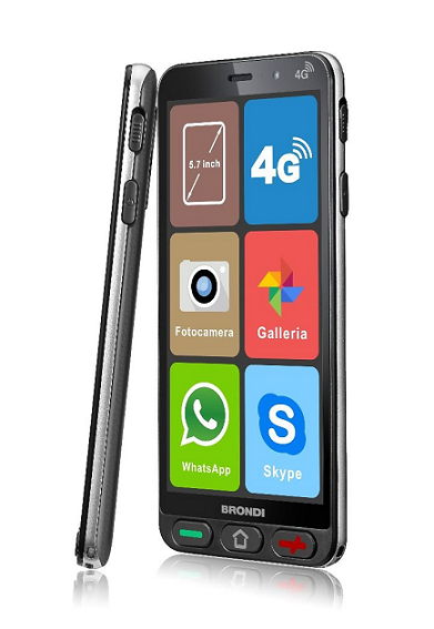 BRONDI AMICO SMARTPHONE S 4G 1GB RAM +8GB DUAL SIM NERO