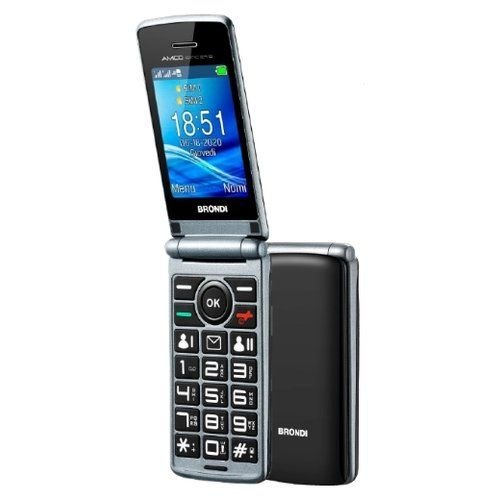 BRONDI CELLULARE AMICO TUO 4G BLACK METAL