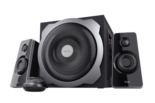 TRUST 19019 SET ALTOPARLANTI 2.1 POTENZA TOT 60W RMS CON SUBWOOFER COLORE NERO