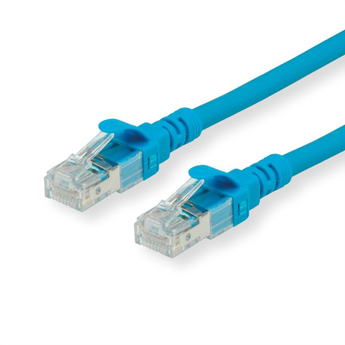 ROLINE  CAVO UTP PATICHCORD CAT.6A, COMPONENT LEVEL, LSOH, BC, AWG24, POE,  BLU 5MT