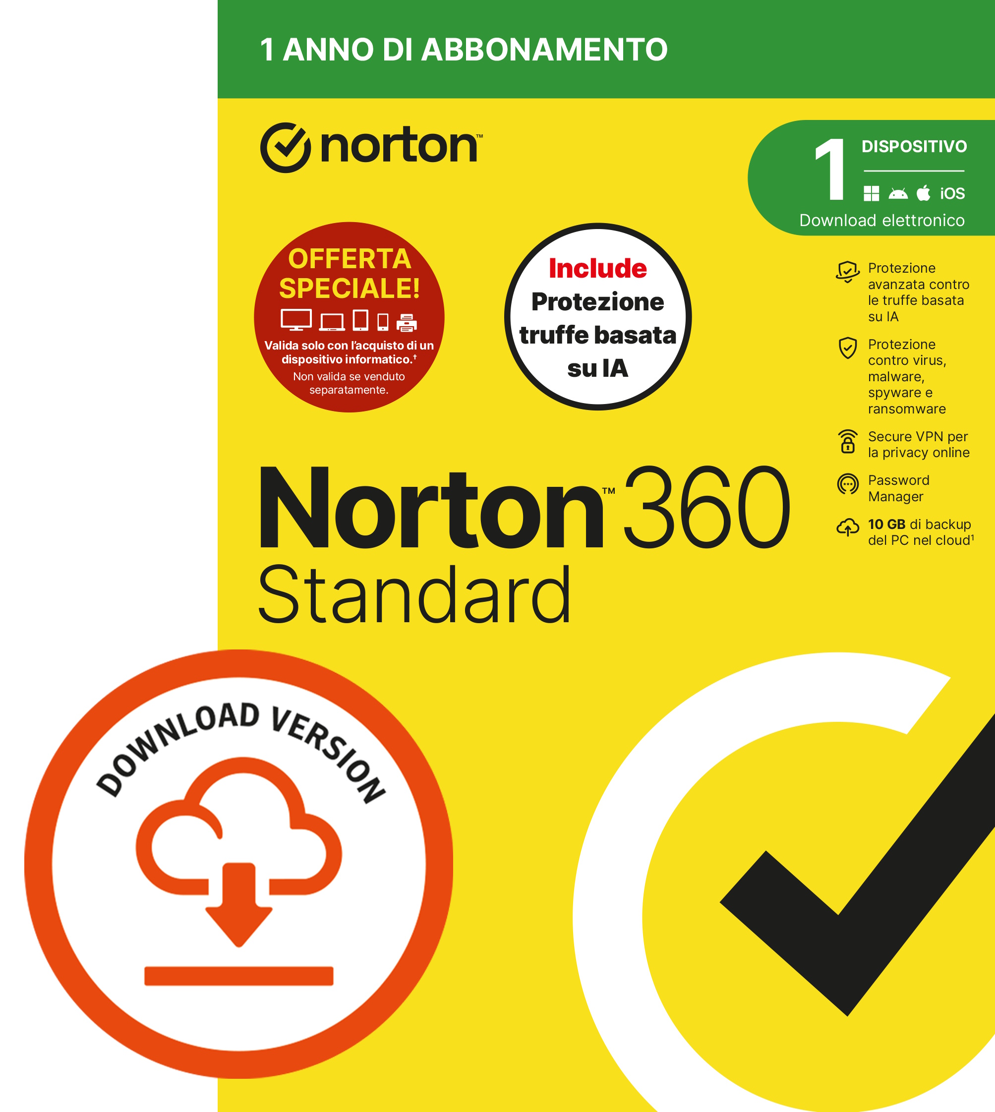 NORTON 360 STANDARD 2026 ESD
