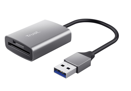 TRUST CARDREADER VELOCE USB-A 3.2 - DALYX ALLUMINIO