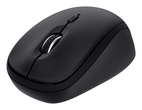 TRUST Yvi+ MOUSE OTTICO MULTI-DEVICE WIRELESS AMBIDESTRO RF 2.4GHz + BLUETOOTH 1.600 DPI NERO