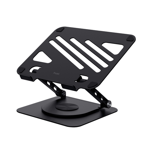 TRUST SUPPORTO/RIALZO PER LAPTOP IN METALLO - ZEFF - NERO