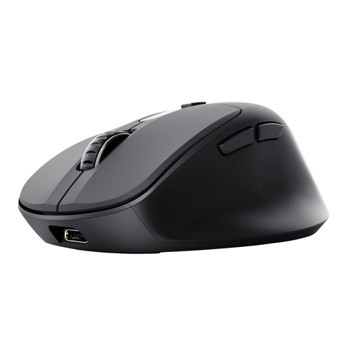 TRUST MOUSE WIRELESS RICARICA ULTRAVELOCE 3MIN 24GG - MULTICONNECT WL 2,4GHZ + 2x BT SILENT - PLASTI
