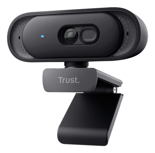 TRUST WEBCAM 2K QHD 2560X1440p - FILTRO PRIVACY - TOMAR - NERO
