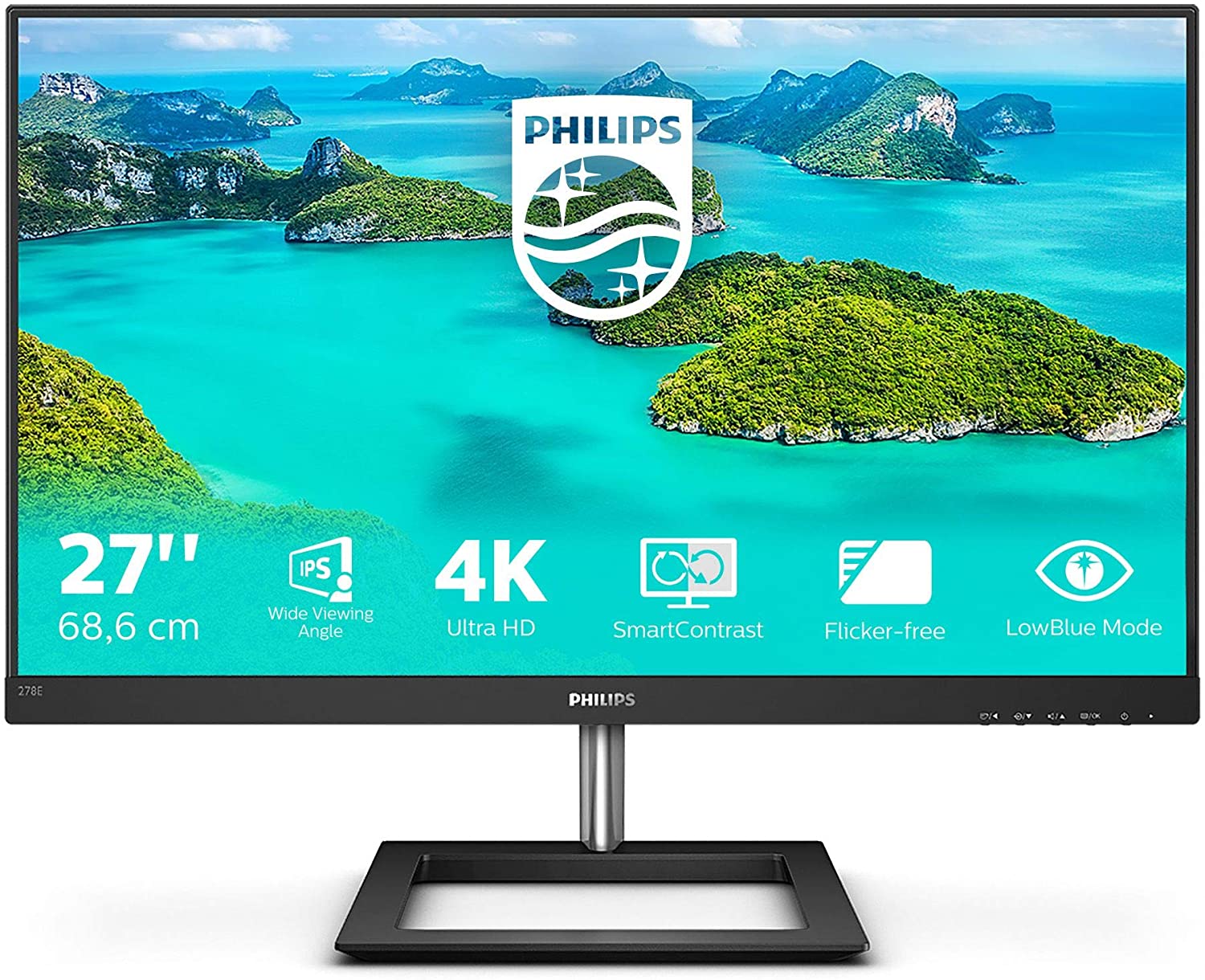 PHILIPS MONITOR 27 LED IPS 16:9 3.840 X 2.160 4MS 350 CDM DP/HDMI MULTIMEDIALE