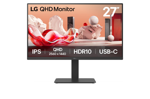 LG MONITOR 27 LED IPS 16:9 QHD 5MS 350 CDM, PIVOT, DP/HDMI, USB-C, MULTIMEDIALE