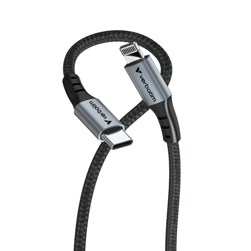 VERBATIM CAVO SYNC  CHARGE CABLE USB-C TO LIGHTNING 120 CM