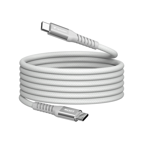VERBATIM CAVO MAGNETICO SYNC  CHARGE USB C TO USB C 100W MAGNETIC 120 CM GRIGIO
