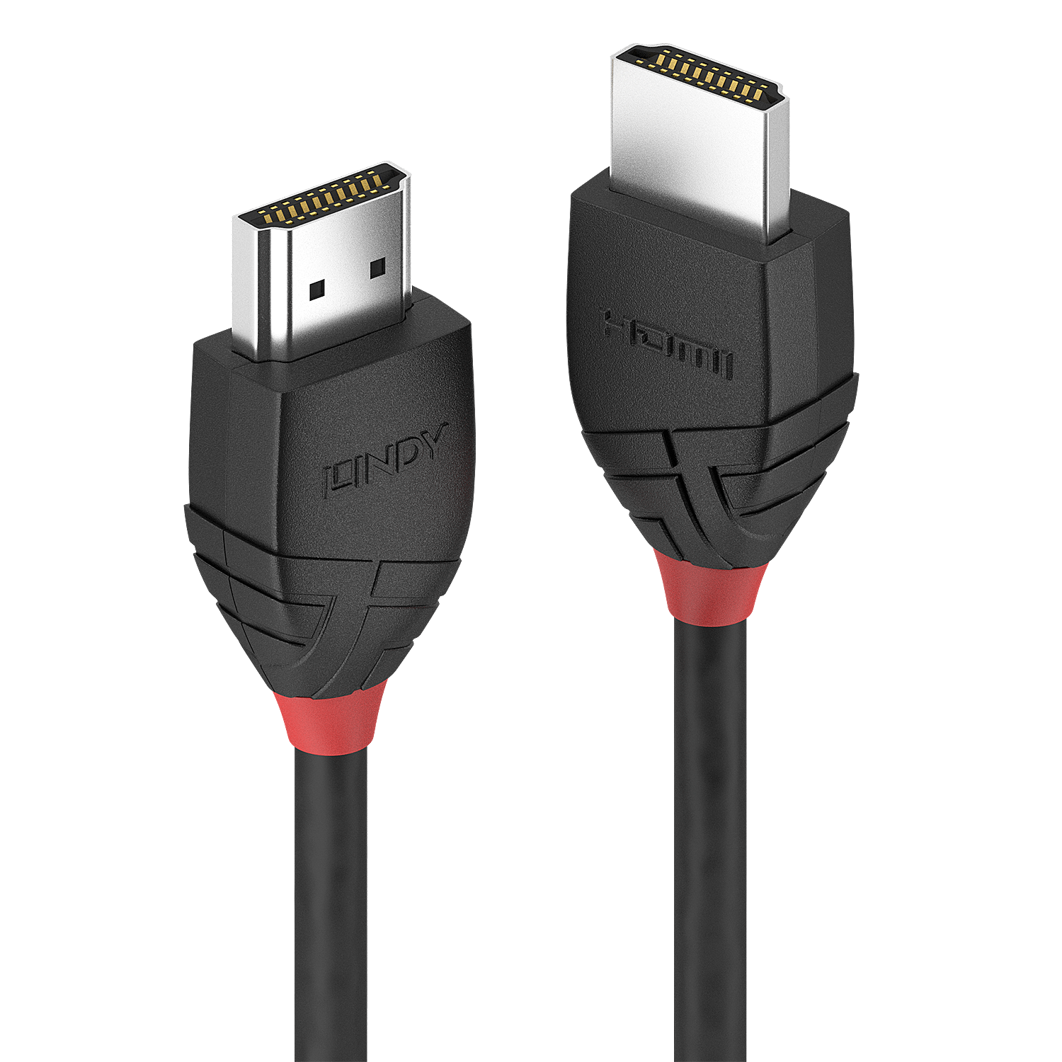LINDY CAVO HDMI 2.0 HIGH SPEED BLACK LINE 0,5MT HDMI M/M