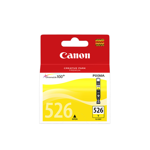 CANON CART INK GIALLO CLI-526Y 9 ML MG5150/5250/6150/8180 IP4850 4543B001