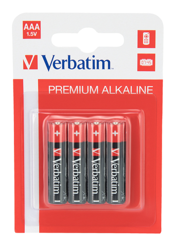 VERBATIM 49920 AAA BATTERIA ALCALINA MINI STILO 1.5 V CONF. 4 Pz.