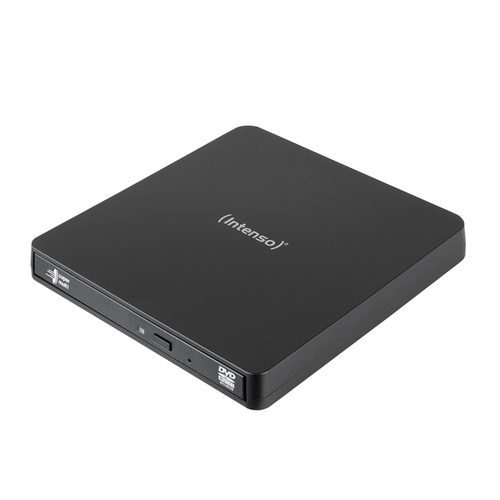 INTENSO EOD 400D SLIM LETTORE MASTERIZZATORE CD/DVD ESTERNO DVD SUPER MULTI DL USB-A e USB-C 3.2 NERO