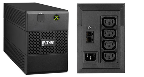 EATON UPS 5E 650I USB 650VA TOWER, 1 MINUTO STAND-BY, 230 V AC INGRESSO, 4 x IEC 60320 C13