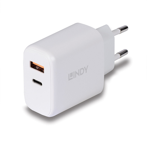 LINDY Alimentatore USB Tipo A  C, 30W