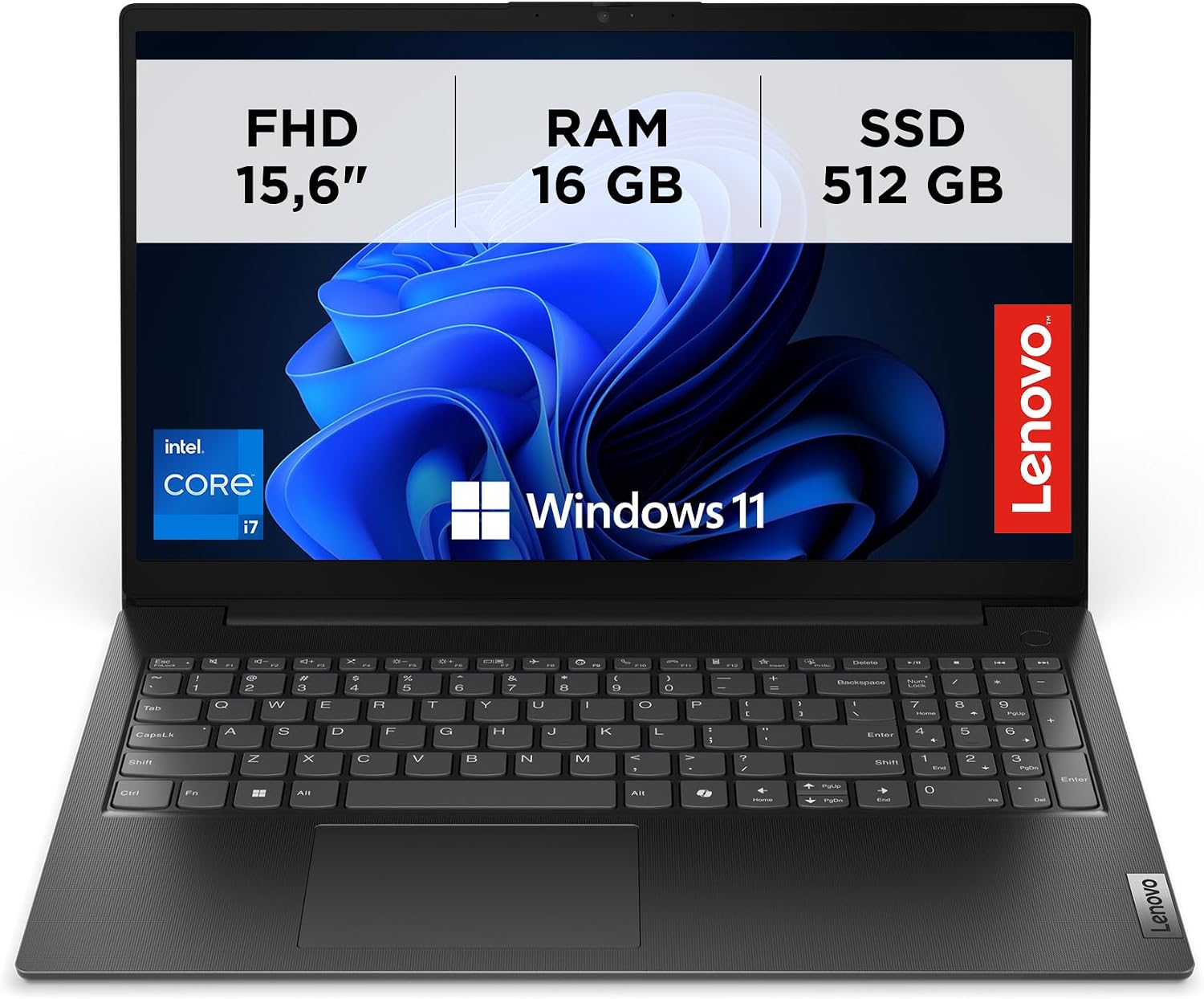 NB 15,6 C7-240H 16GB 512SSD W11 LENOVO ESSENTIAL BUNDLE GARANZIA 3Y