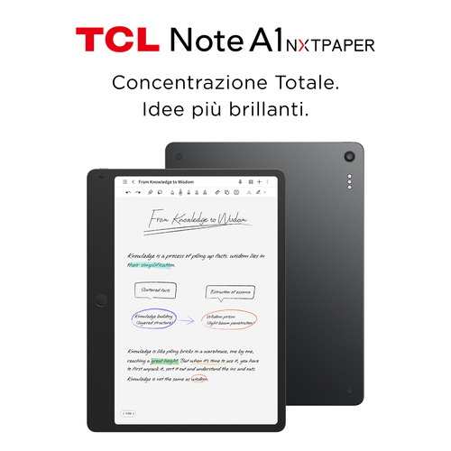 TCL TABLET PC NOTE A1 NXTPAPER 11,5 2.2K 120MHZ GREY T-PEN PRO + MAGNETIC FLIP CASE