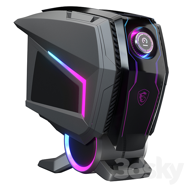 MSI PC GAMING BLACK MEG Aegis Ti5 12VTF-072IT i9-12900KF 64GB 3T HDD + 2T SSD RTX 3070 Ti VENTUS 3X 8