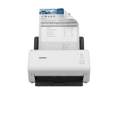 BROTHER ADS-4100 SCANNER DOCUMENTALE A4 ADF DUPLEX USB 35ppm 600 x 600 DPI