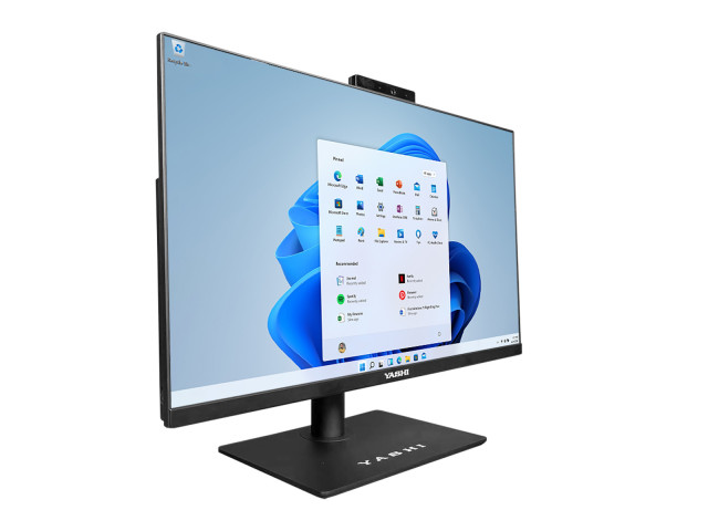 YASHI VICTORY 24 AY24822 ALL IN ONE 24" AMD RYZEN 7 7430U RAM 8GB-SSD 512GB NVMe-AMD GRAPHICS-WI-FI 6E + GIGABIT LAN-WIN 11 PROF NERO