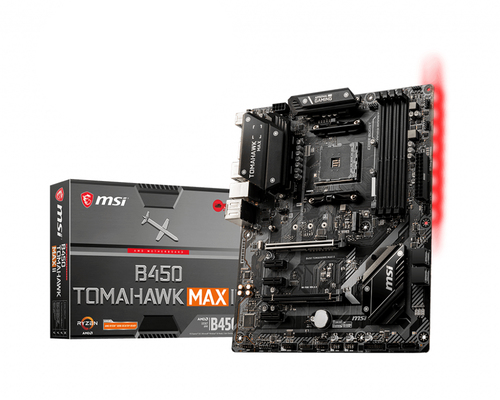 MSI MB AMD B450 TOMAHAWK MAX II AM4, 4DDR4, 2PCI-Ex16, 1M.2, 6SATA3, 2USB3.2