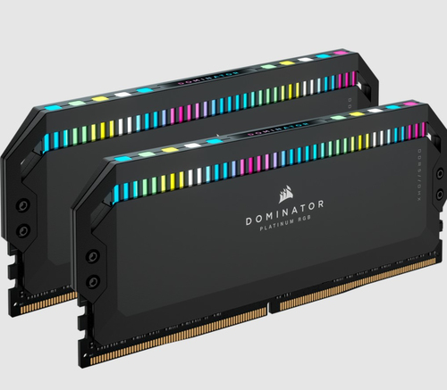 CORSAIR RAM DOMINATOR PLATINUM RGB DDR5 32GB 2X16GB DDR5 5600 PC5-44800 C36 1.25V - BLACK