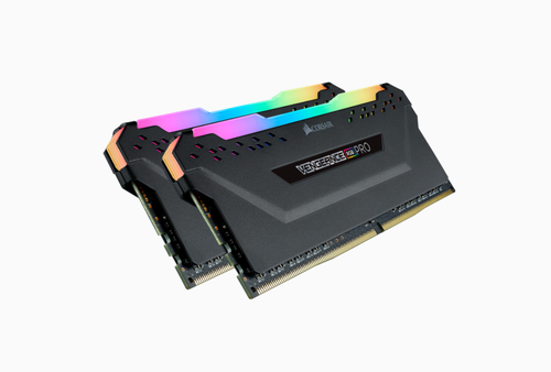 CORSAIR RAM VENGEANCE RGB PRO 32GB 2X16GB DDR4 3200 PC4-25600 C16 1.35V DESKTOP MEMORY - BLACK