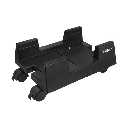 VULTECH CP-02 CARRELLO PORTA PC IN PLASTICA 4 RUOTE BLOCCANTI NERO