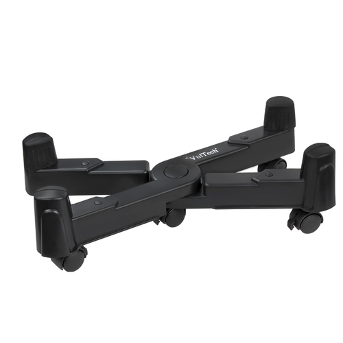 VULTECH CP-03 CARRELLO PORTA PC IN PLASTICA CON 5 RUOTE NERO