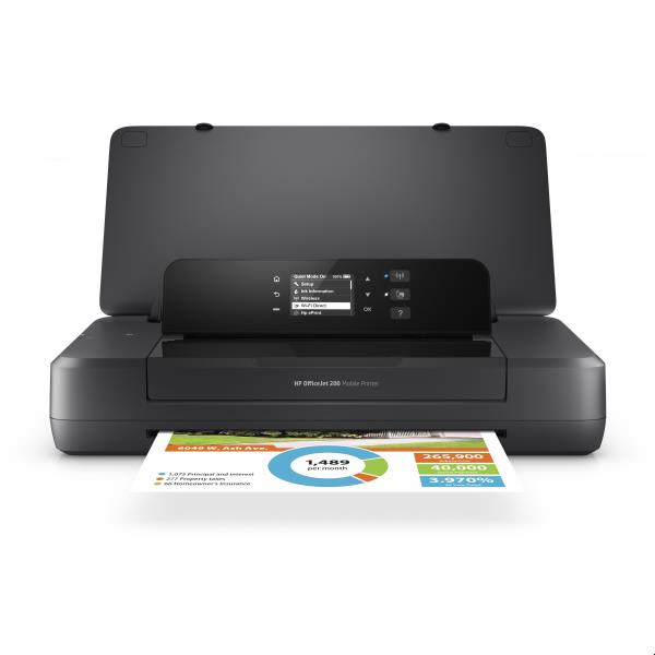 HP STAMPANTE INK A4 COLORE, OFFICEJET MOBILE 200, 20PPM 1200DPI, USB/WIFI