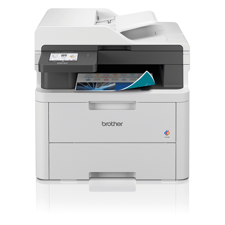 BROTHER DCP-L3560CDW LASER LED COLOR STAMPANTE MULTIFUNZIONE LASER A COLORI A4 WI-FI DUPLEX ADF 50 FOGLI FRONTE RETRO CASSETTO CARTA 250 FOGLI 512MB USB LAN 26ppm TONER INCLUSO 1.000 PAGINE