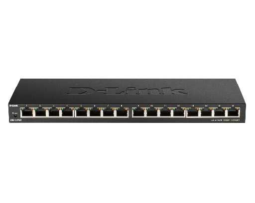 D-LINK DGS-1016S SWITCH 16 PORTE GIGABIT NON GESTITO 10/100/1000 BLACK
