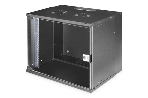 Armadio Digitus SOHO PRO 9U a parete 19 540x400 mm (LxP) nero da assemblare