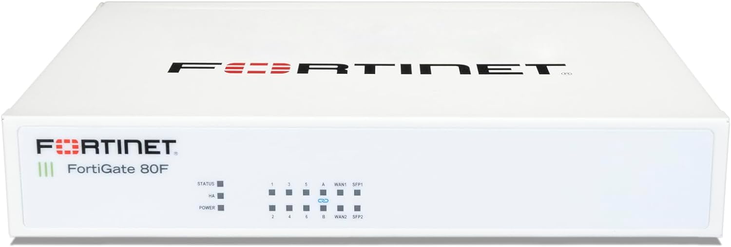 FORTIGATE-80F 8 PORTE GE RJ45, 2 P. CONDIVISE RJ45/SFP MEDIA WAN.