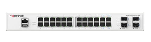 FORTISWITCH-124F FORTISWITCH-124F SWITCH CON 24 P. GE + 4 P. SFP+ + 1 P. CONSOLE RJ45