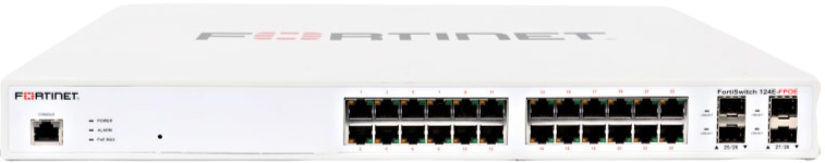 FORTISWITCH-124G-FPOE L2 FORTIGATE SWITCH CON P. POE MULTIGIGABIT 24X 2.5G/1G/100M P. 8X 802.3BT
