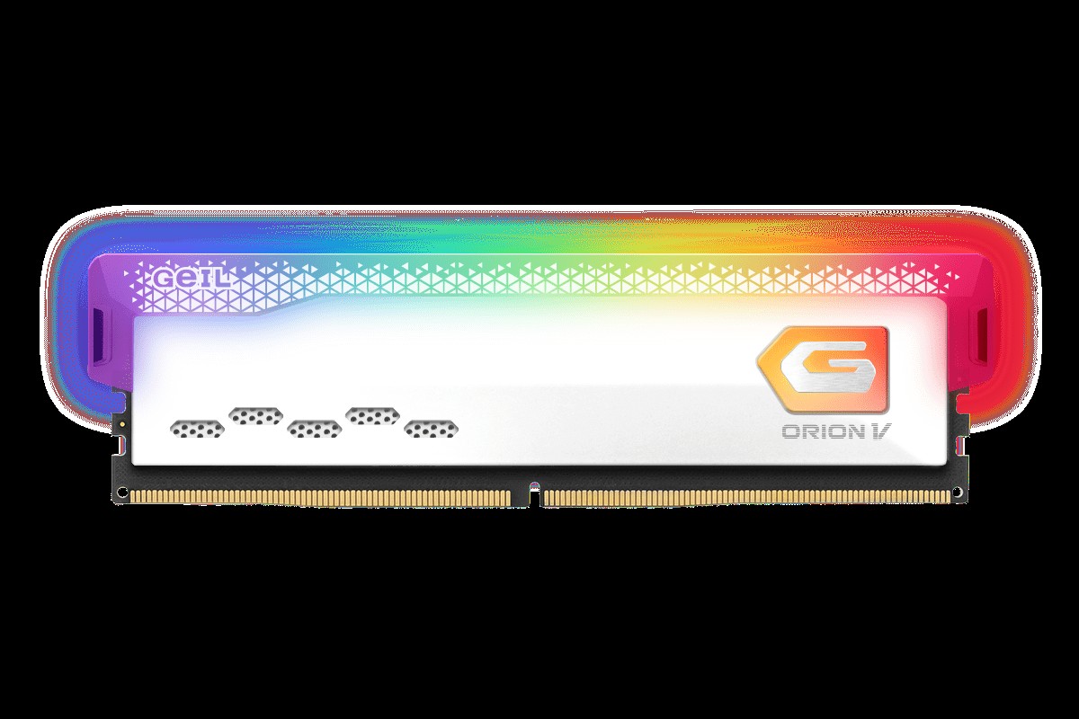GEIL RAM 16GB DDR5 DIMM PC5-51200 6400MHZ DDR5 ORION V RGB-GRAY - WHITE VERSION