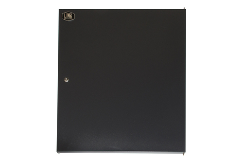 PORTA CHIUSA IN METALLO PIENO CON SERRATURA PER ARMADIO LINK 15U LK 1915UNF NERO