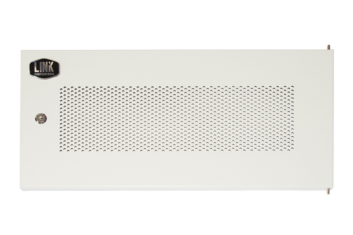 PORTA METALLO TRAFORATA CON SERRATURA PER ARMADIO LINK 6U LK 1906UGF GRIGIO