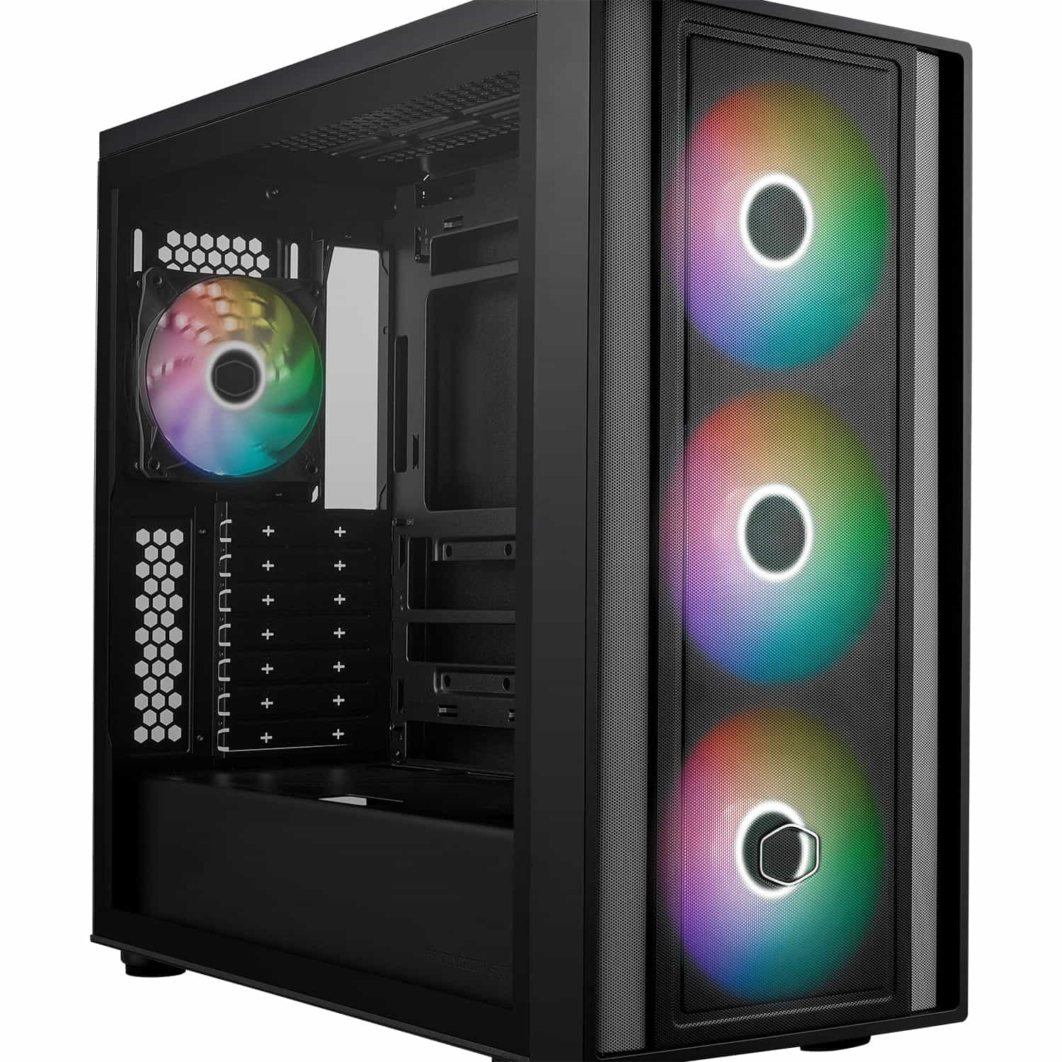 COOLER MASTER CASE SUPPORTO MB CONNETTORI RETRO 4 VENTOLE ARGB (3X140 FRONTE, X120 R
