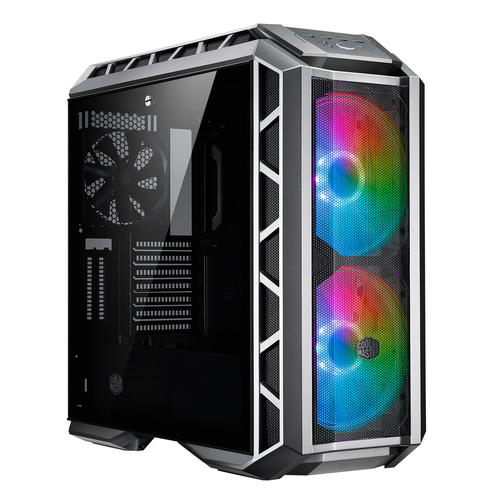 COOLER MASTER CASE H500P MESH ARGB MID TOWER, SIDE PANEL, MICROATX-MINI ITX, 2XUSB 3.2, 2XUSB 2.0, 1X3.5MM AUDIO JACK, 1X3.5MM MIC JACK, 1XARGB CONTROLLER, 1XARGB 2-TO-3 SPLITTER, 2X200MM ARGB FAN FRO