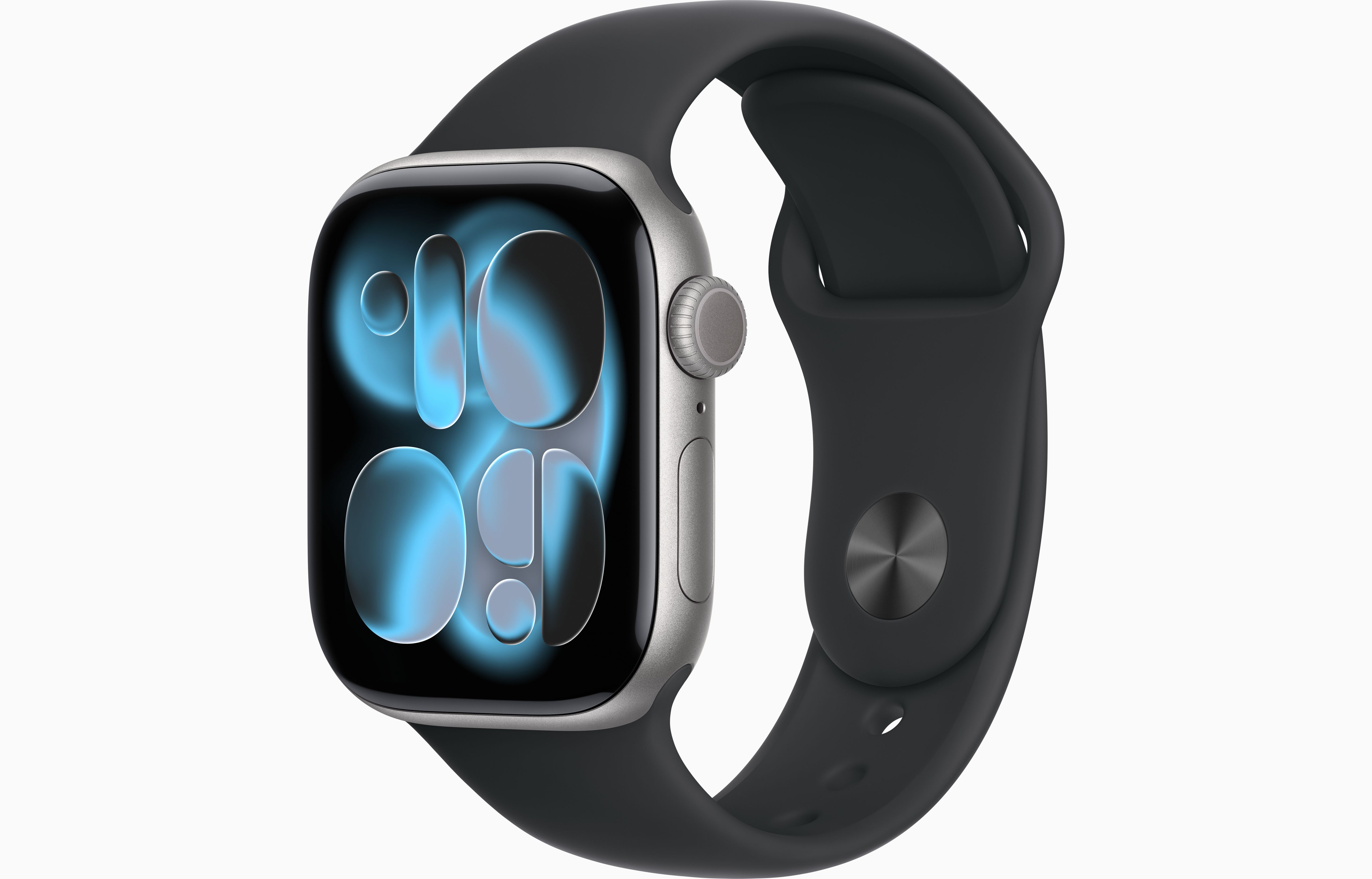 APPLE WATCH SERIES 11GPS42MMSPACE GREY ALUMINIUM CASE WITH BLACK SPORT BAND, M/L - SMARTWATCH