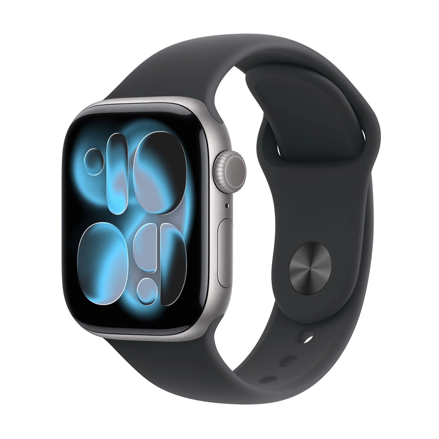 APPLE WATCH SERIES 11GPS E CELLULAR 42MM SPACE GREY ALUMINIUM CASE WITH BLACK SPORT BAND, M/L - SMARTWATCH