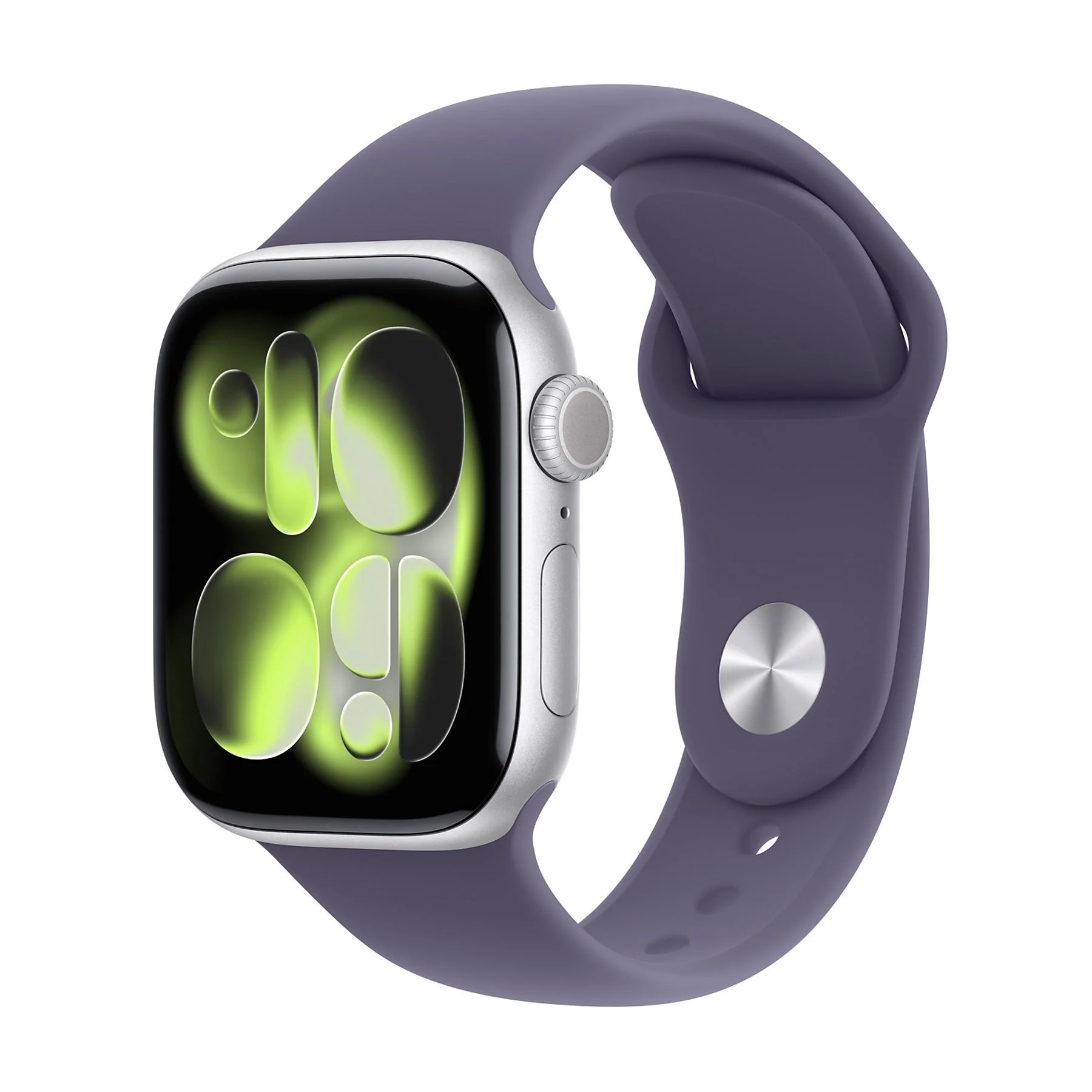 APPLE WATCH SERIES 11GPS E CELLULAR 42MM SILVER ALUMINIUM CASE WITH PURPLE FOG SPORT BAND, S/M - SMARTWATCH