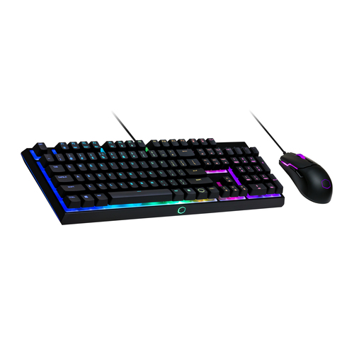 COOLER MASTER TASTIERA GAMING WIRED + MOUSE MS110 RGB-LED-COLOR USB ITA LAYOUT