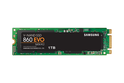 SAMSUNG SSD 860 EVO M.2 2280 1TB 2,5 SATA3 MJX CONTROLLER V-NAND MLC 550/520 MB/S R/W - SCATOLA APERTA -