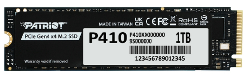 PATRIOT SSD INTERNO P410 1TB PCIe Gen4 x4 M.2 2280