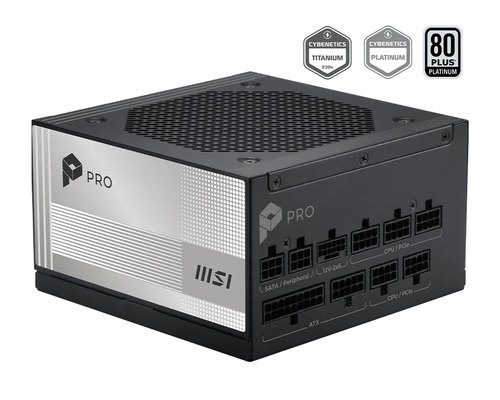 MSI ALIMENTATORE PRO A850PL PCIE5, EU,  850W, FULL-MODULAR , PLATINUM